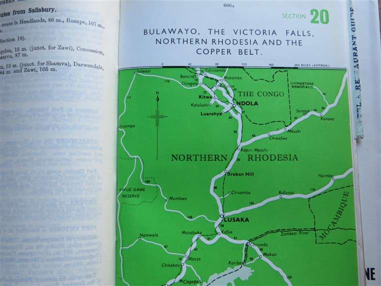 1963 - The Castle Union Line - Guide to South Africa with SHELL map & SA Route Map