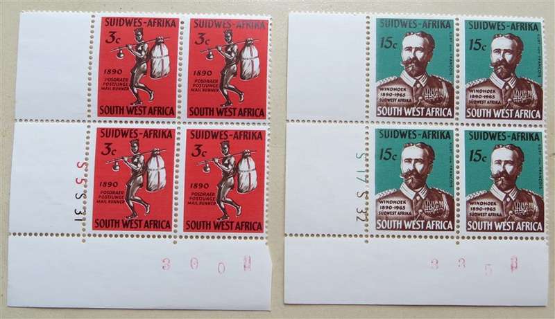 SWA 1965 3C & 15c Kurt von Francois Control Blocks