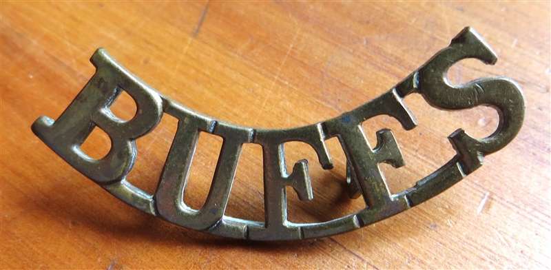 Buffs (Royal East Kent) Royal East Kent (The Buffs) Regiment Shoulder Title