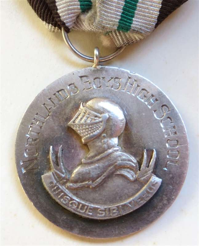 1973 "'The Silver Bugle Medal'' Northlands Boys High School