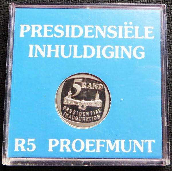 1994 Proof Mandela R5 - Presidential Inauguration