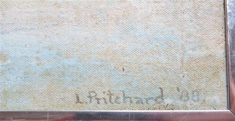 L.Pritchard Original Painting - Framed