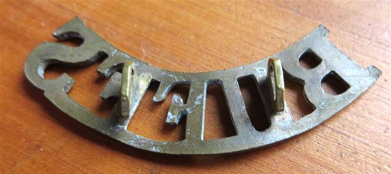 Buffs (Royal East Kent) Royal East Kent (The Buffs) Regiment Shoulder Title