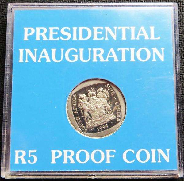 1994 Proof Mandela R5 - Presidential Inauguration