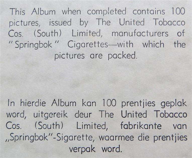 Our Land - 100 Cigarette Cards Collection - Complete