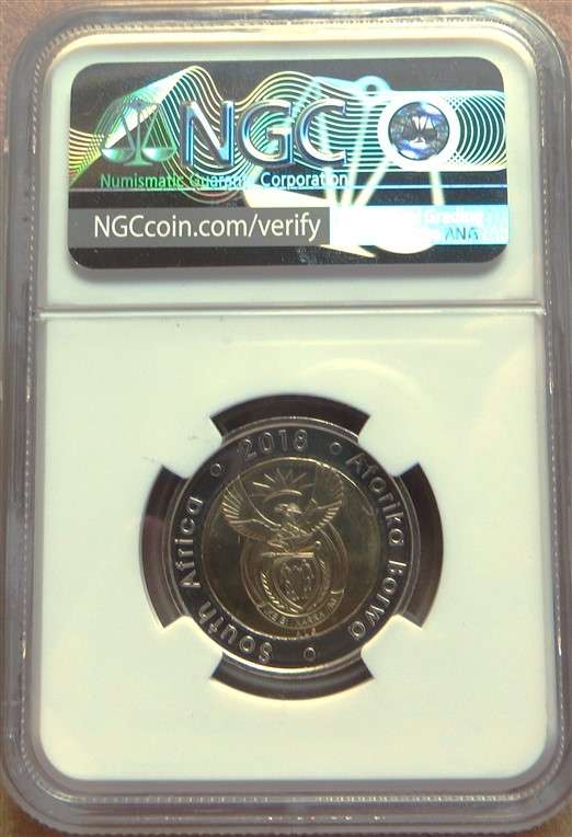 2018 MS67 Nelson Mandela Centenary R5 NGC