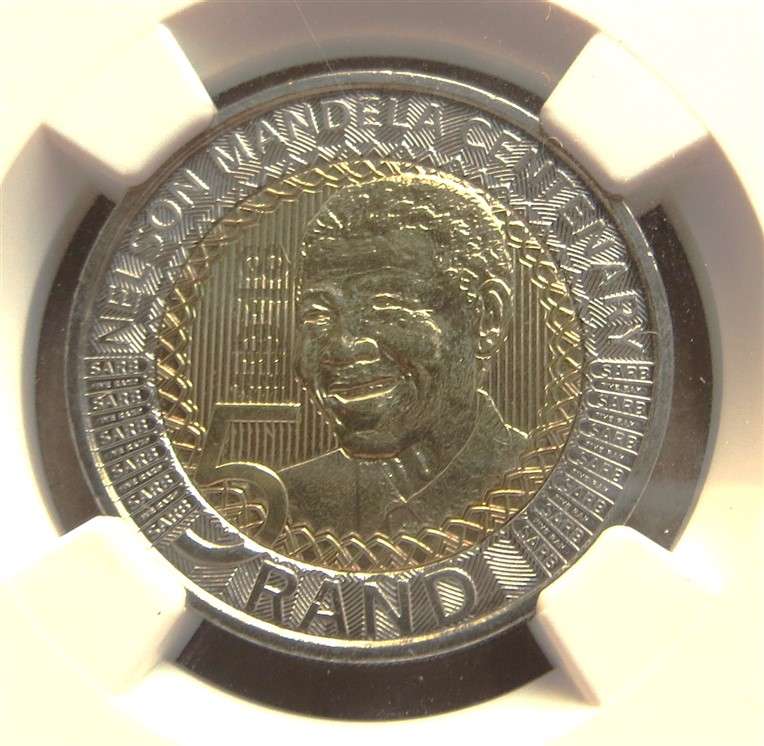 2018 MS67 Nelson Mandela Centenary R5 NGC