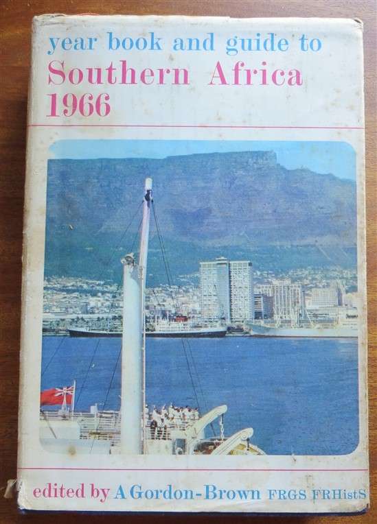 1966 - The Castle Union Line - Guide to South Africa with SA Route Map + Victoria Falls Bookmark