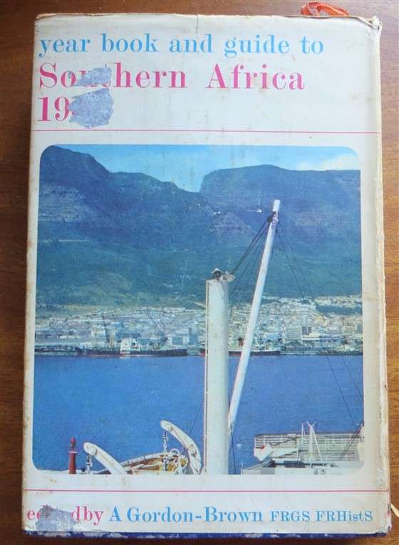 1966 - The Castle Union Line - Guide to South Africa with SA Route Map + Victoria Falls Bookmark