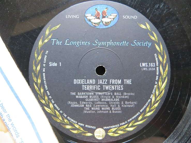Dixieland Jazz from the Terrific Twenties - Vintage Vinyl LP - VG