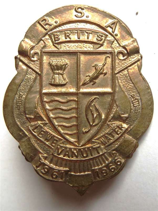 RSA 5 year 1966 Commemorative Badge - Brits