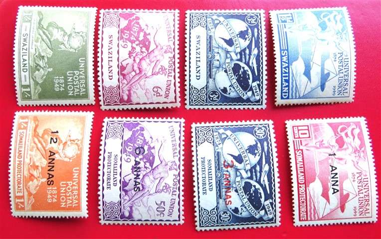 Swaziland + Somaliland UPU Mint Stamp Sets  - 1 Bid for All