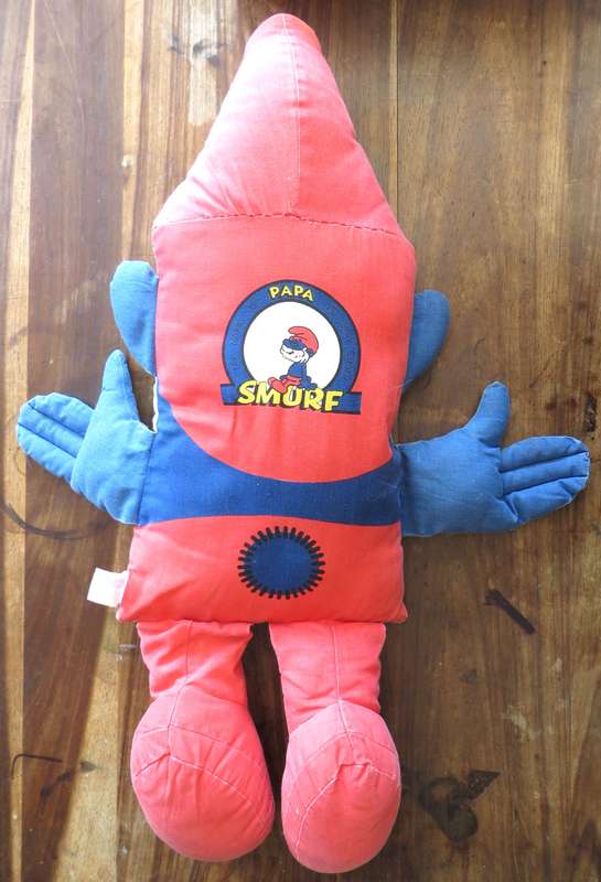 Large Papa Smurf Soft Toy - Arlenco made in SA - +-650mm long
