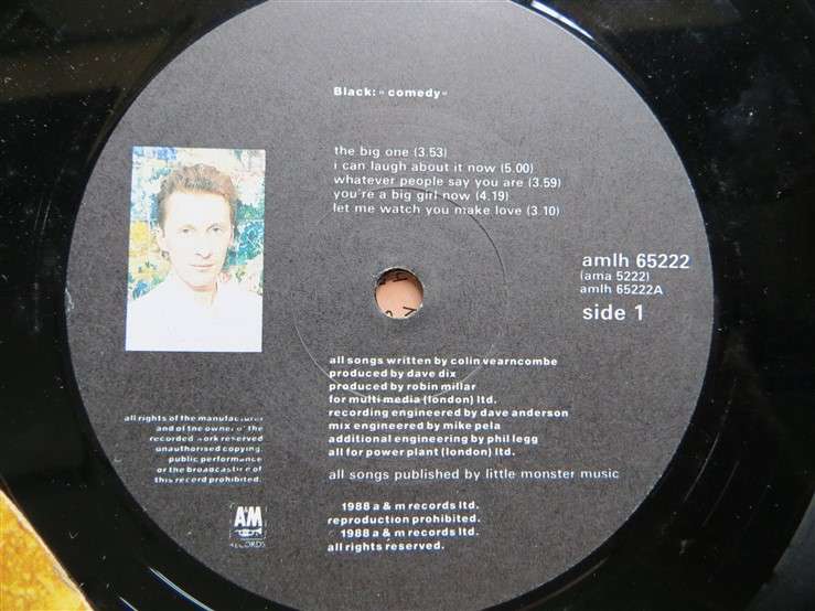 Black - Comedy - Vintage Vinyl LP - VG