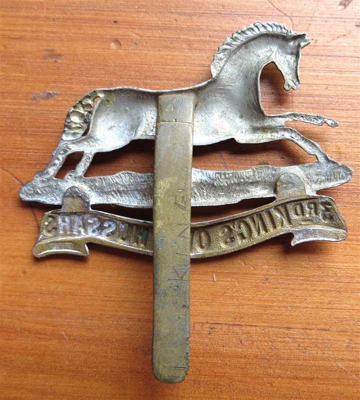 3rd King's Own Hussars Slide Badge