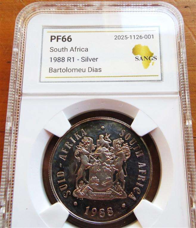 1988 Dias Silver R1 PF66 Graded