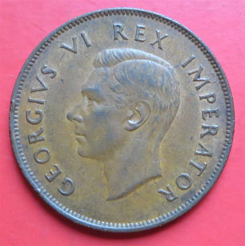 1943 SA Union Penny 1d