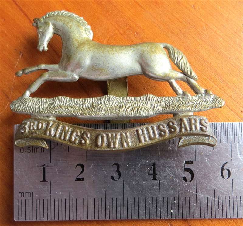 3rd King's Own Hussars Slide Badge
