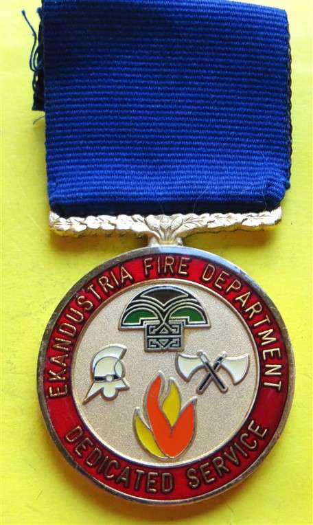 Dedicated Service Medal - Fire Department
