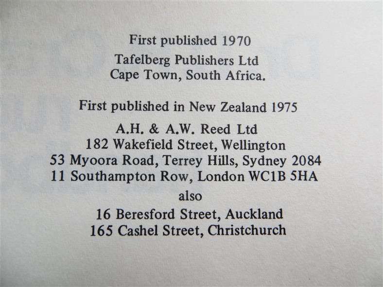 Rugby Handbook - Danie Craven - 1970 Hardcover