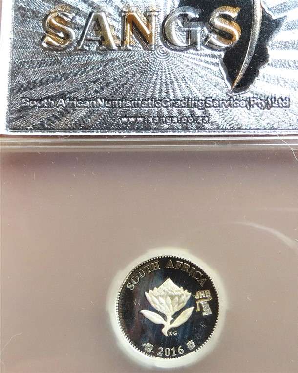 2016 Dolos Tiekie 2 1/2c JHB  Mint Mark PF69 SANGS