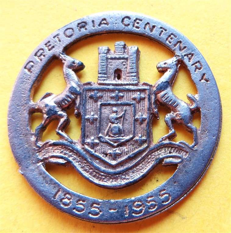 1955 Pretoria Centenary Badge