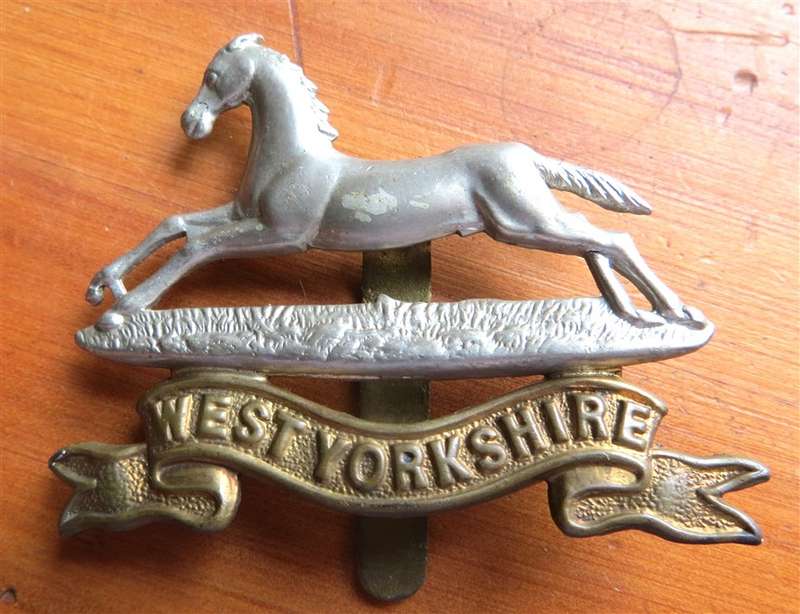 West Yorkshire Regiment Slide Cap Badge
