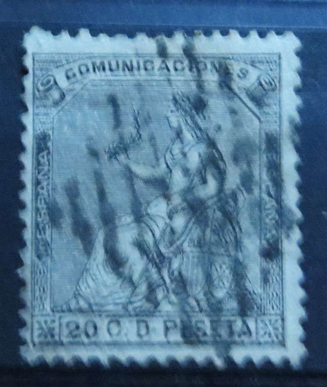 Spain - 1873 SG 210 VFU R1000.00