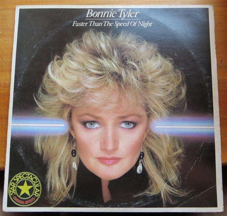 Bonnie Tyler - Faster Than The Speed of Light - Vintage Vinyl LP VG