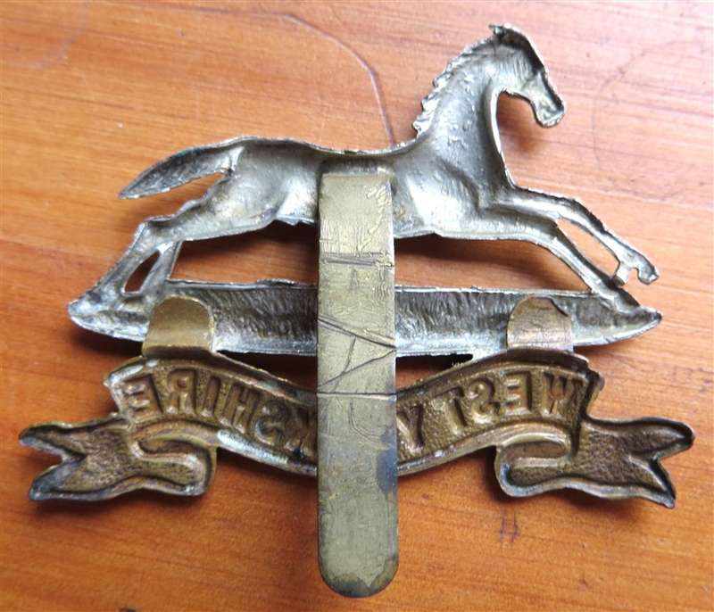 West Yorkshire Regiment Slide Cap Badge