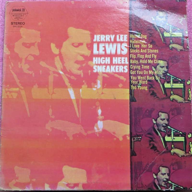 Jerry Lee Lewis High Heel Sneakers - Vintage Vinyl LP VG