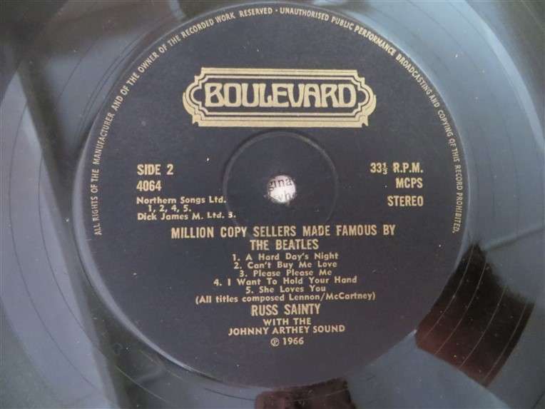 Million Copy sellers made famous by The Beatles -  - Vintage Vinyl LP - VG