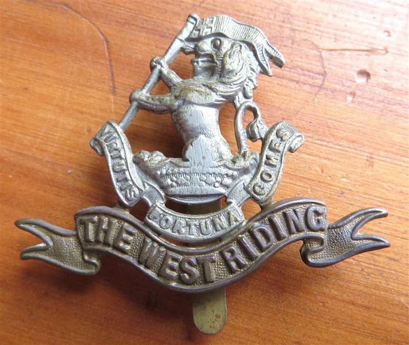The West Riding Regiment Slide Cap Badge