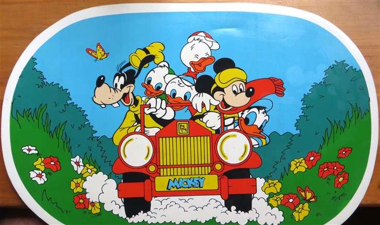 Walt Disney - Mickey Mouse , Donald Duck & Goofy Place Mat