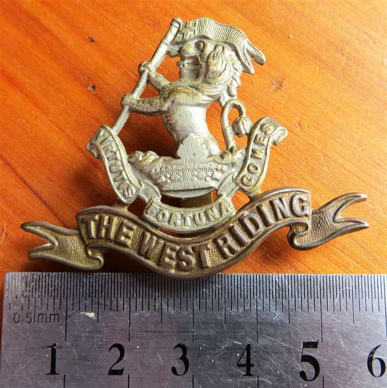 The West Riding Regiment Slide Cap Badge