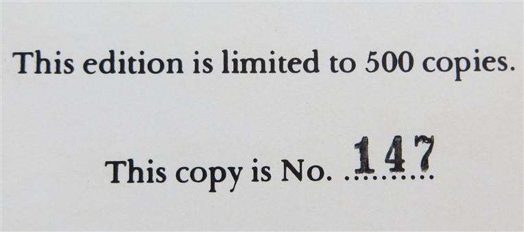 Tokens of Natal No.147 of 500 Signed by Author Copy