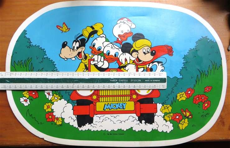 Walt Disney - Mickey Mouse , Donald Duck & Goofy Place Mat