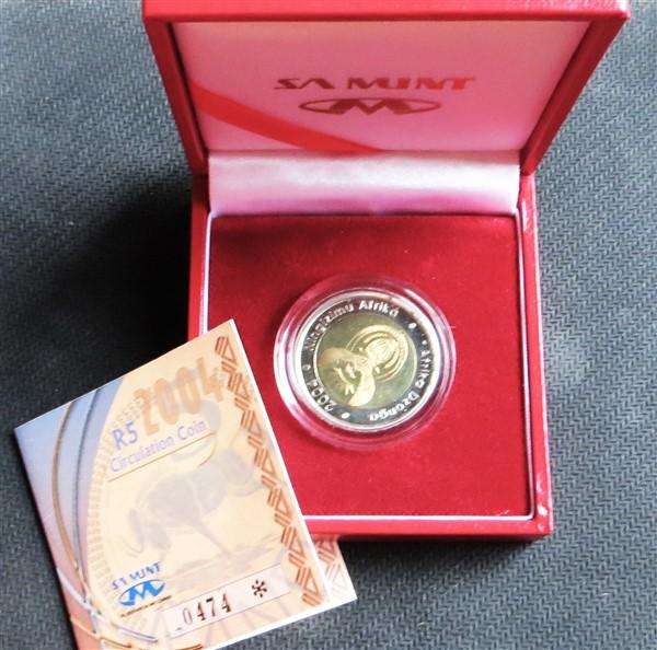 2004 Oom Paul Press #474 - R5 Coin + Cert. + Box