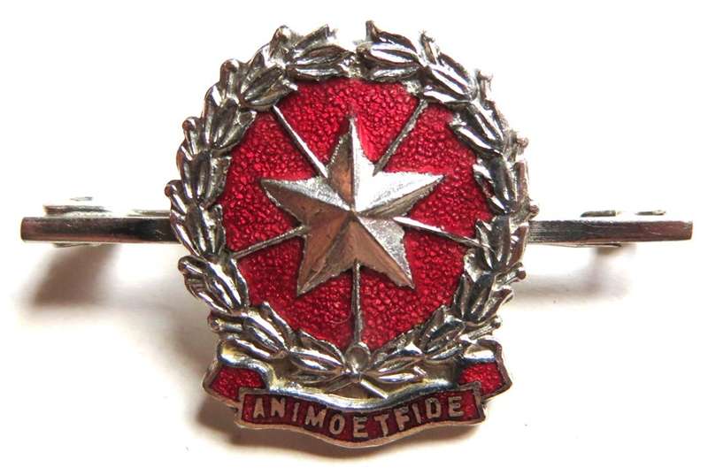 Animo et Fide Star on Red Badge - Unknown - Soviet???