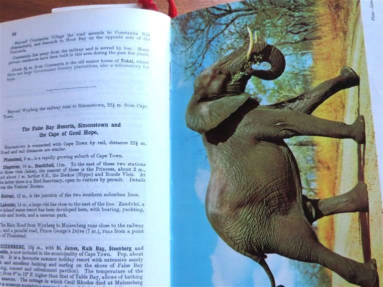 1969 - The Castle Union Line - Guide to South Africa + Period Bookmark