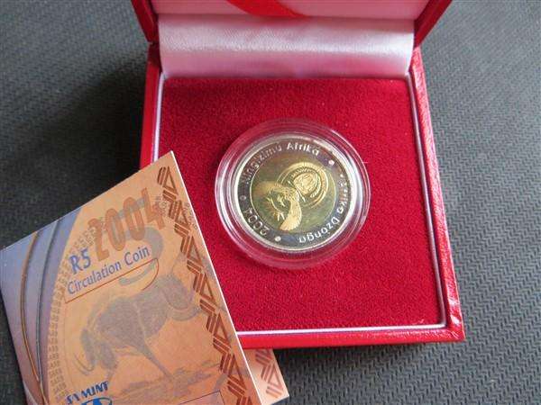 2004 Oom Paul Press #474 - R5 Coin + Cert. + Box