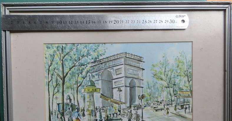 France Arc De Triomf Print in Frame with Glass