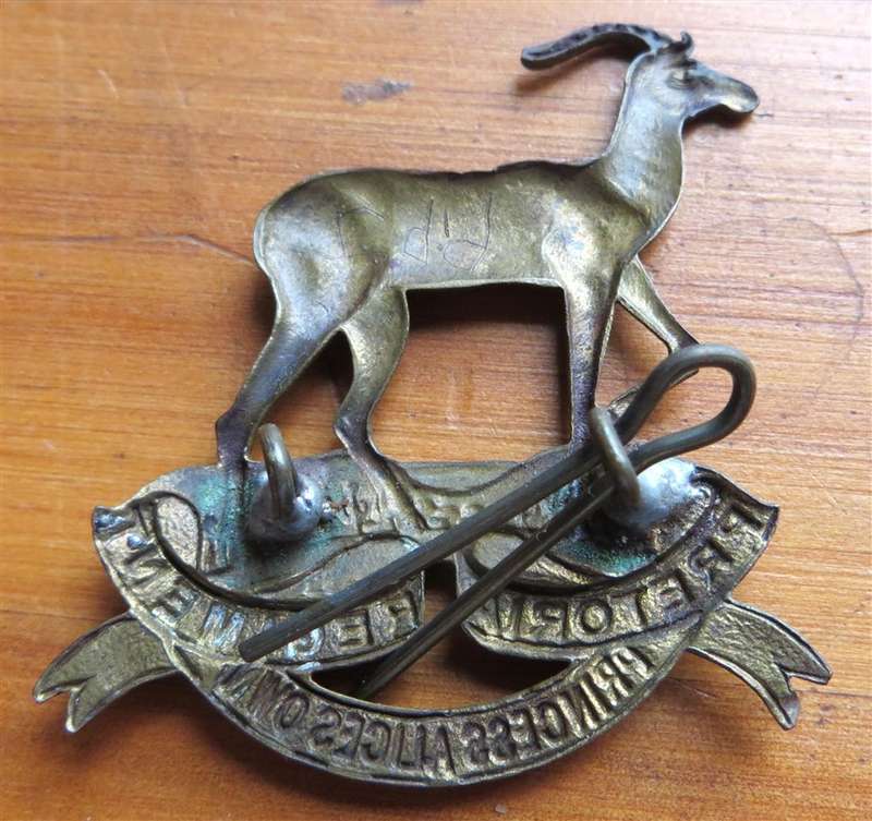 Princess Alice's Own Pretoria Regiment Cap Badge