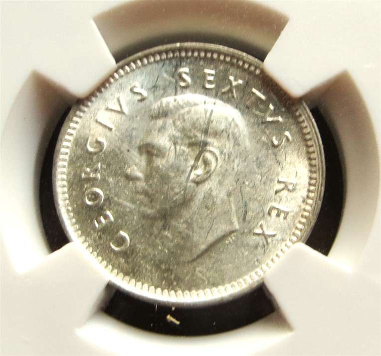 1950 3d Silver SANGS Graded UNC details