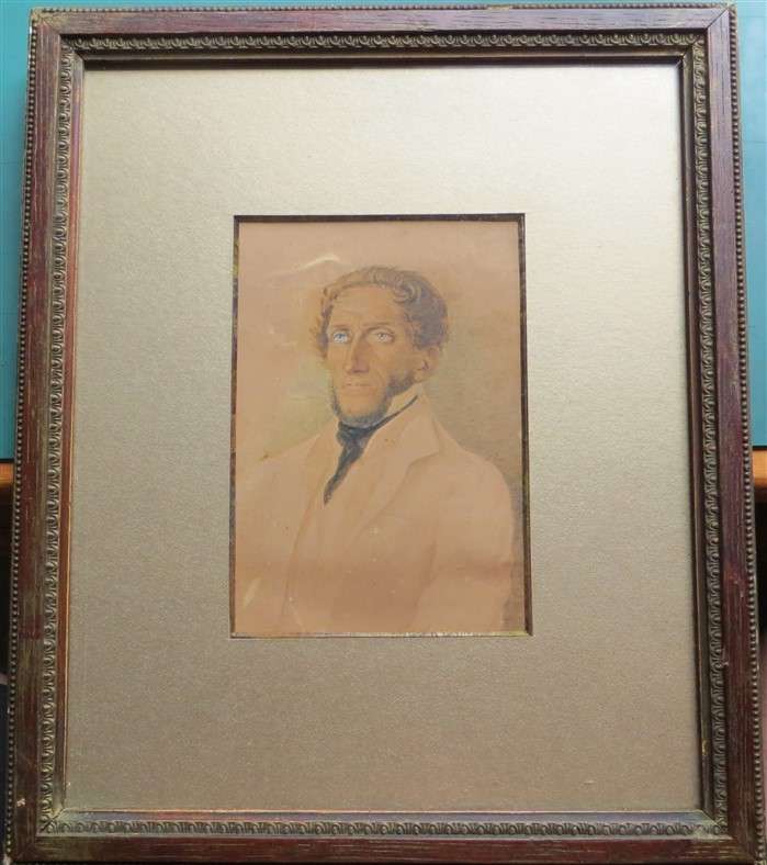 Print of a Man - Wood Frame with Glass
