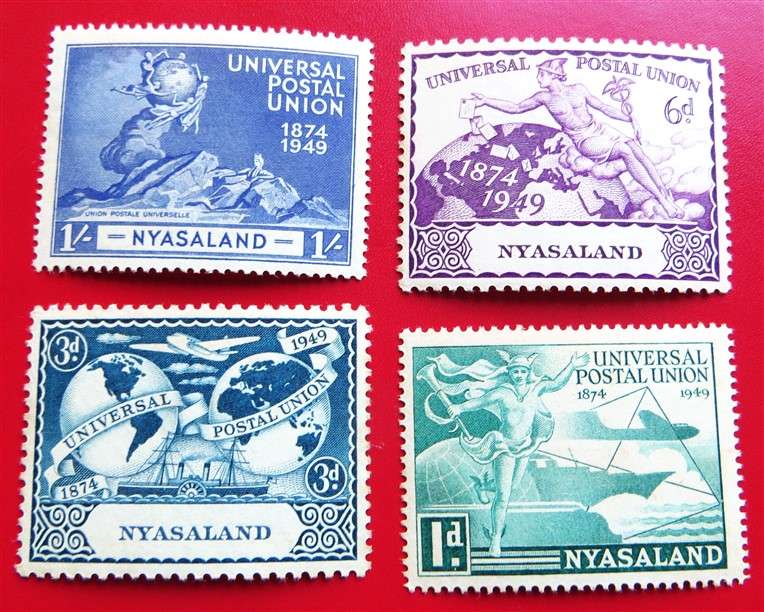 Nyasaland UPU Mint Stamp Sets - 1 Bid for All