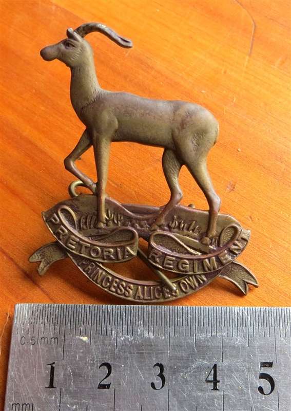 Princess Alice's Own Pretoria Regiment Cap Badge