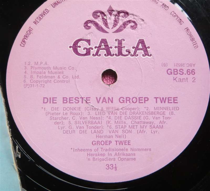 Die Beste van Groep Twee - Vintage Vinyl LP VG