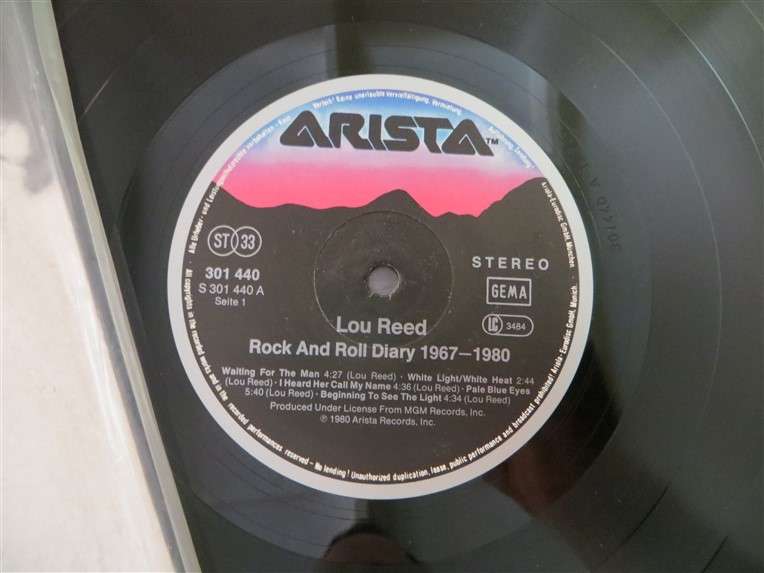 Lou Reed - Rock & roll Diary 2 x Vintage Vinyl LP - VG