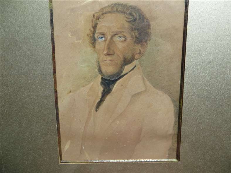 Print of a Man - Wood Frame with Glass